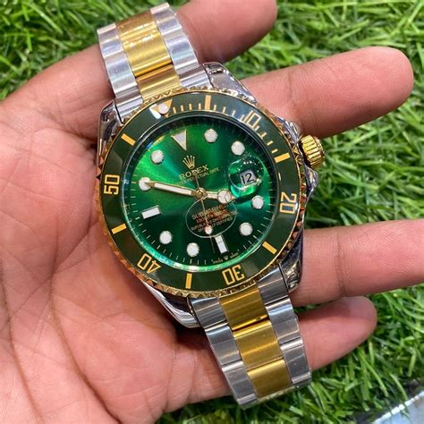 2020 rolex submariner green bezel|Rolex Submariner two tone green.